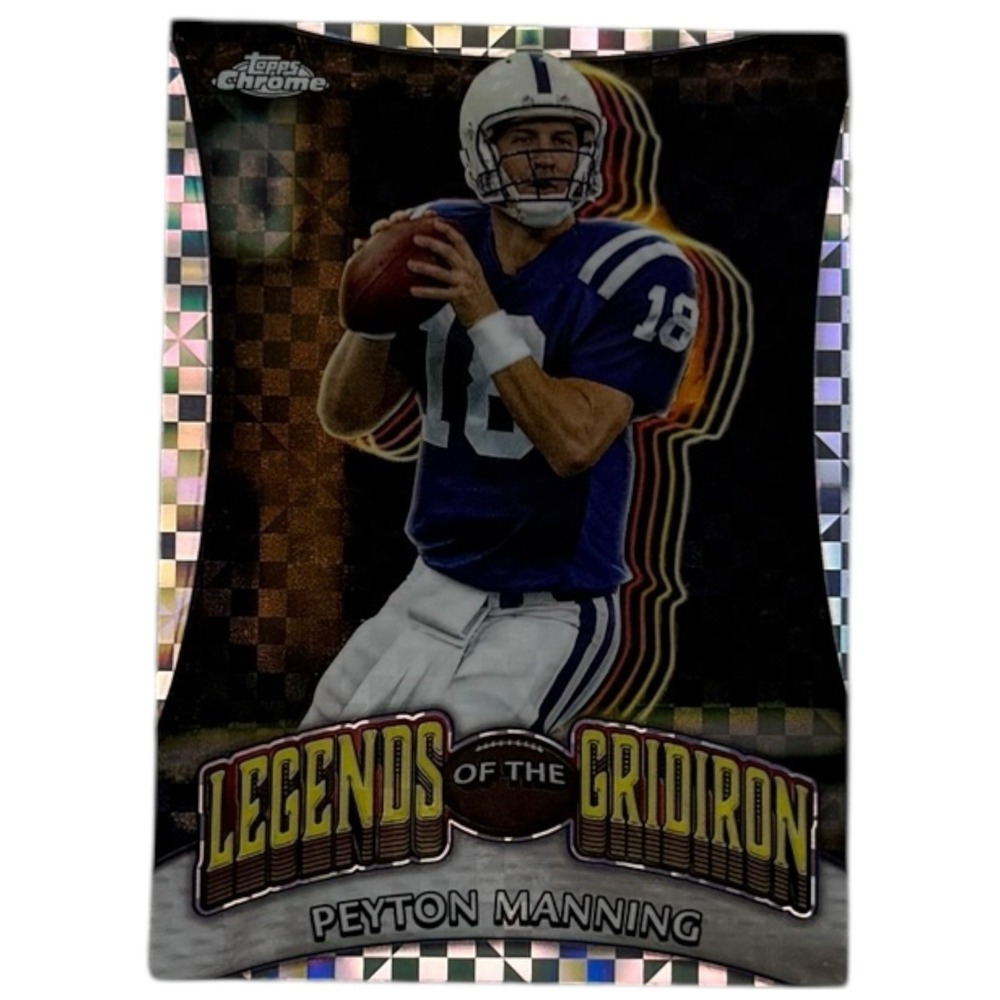2024‎ Topps Chrome Xfractor PEYTON MANNING #LOG-2 Legends Of The Gridiron COLTS